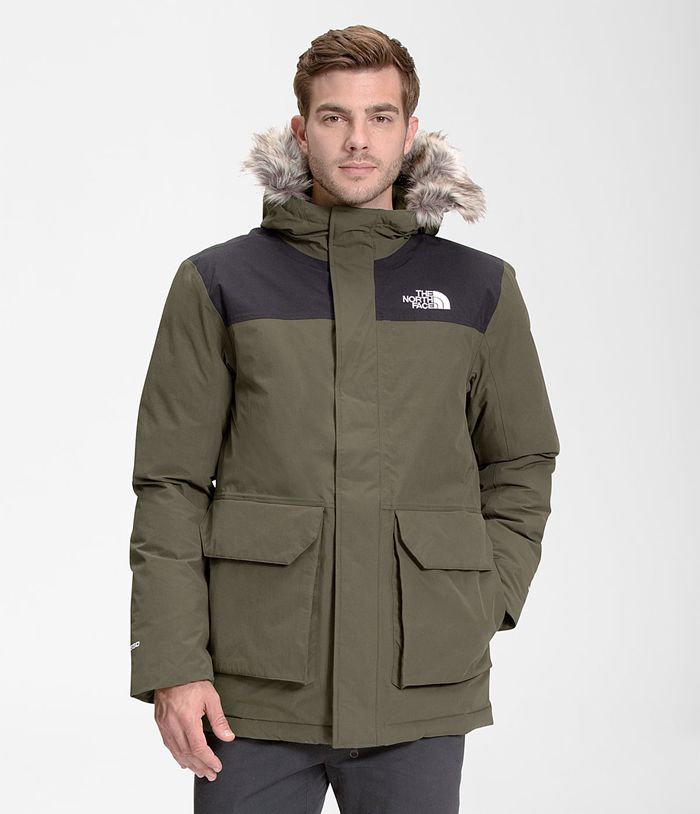 Casaca De Pluma The North Face Hombre Tower Peak Parka Verde Oscuro - Peru 79182NDHU